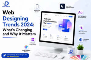 Read more about the article Web Designing Trends 2024: What’s Changing and Why It Matters