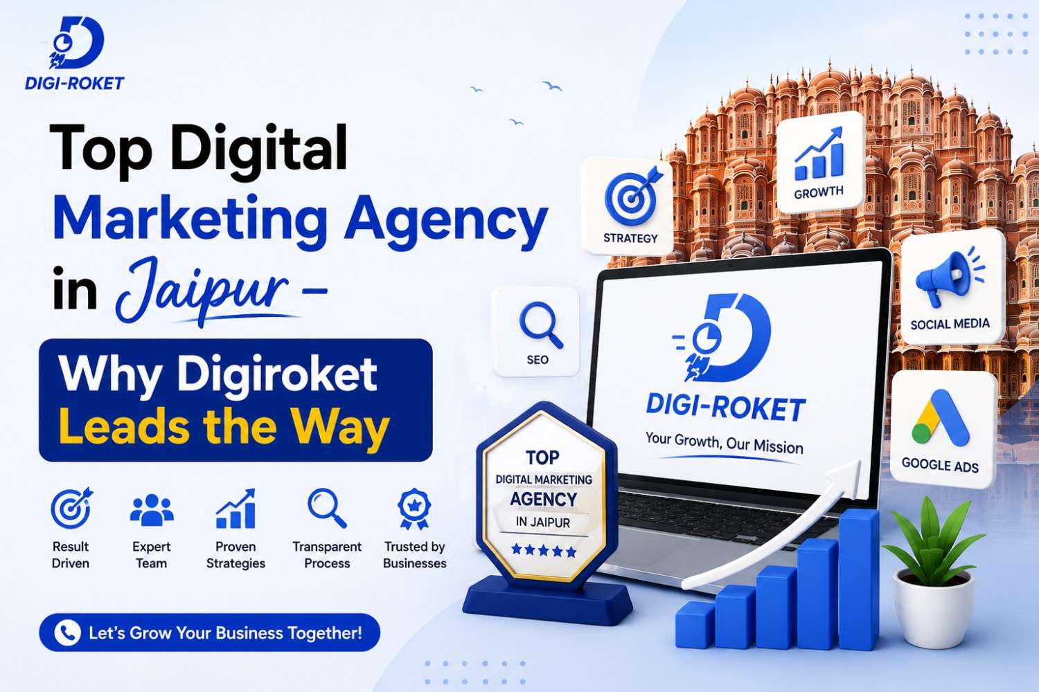 You are currently viewing Top Digital Marketing Agency in Jaipur – Why Digiroket Leads the Way