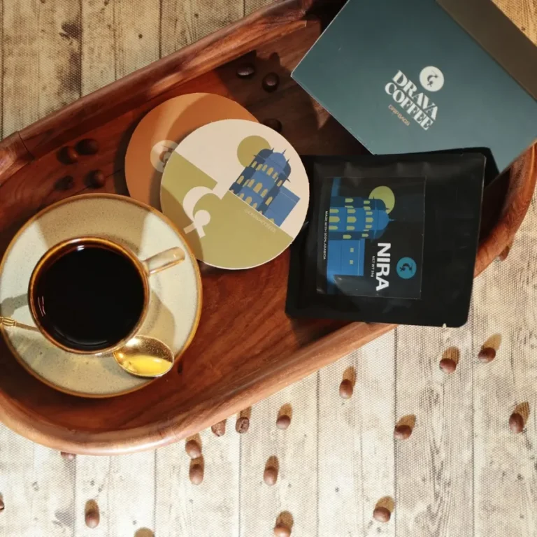 Coffee product flat-lay shoot by DigiRoket