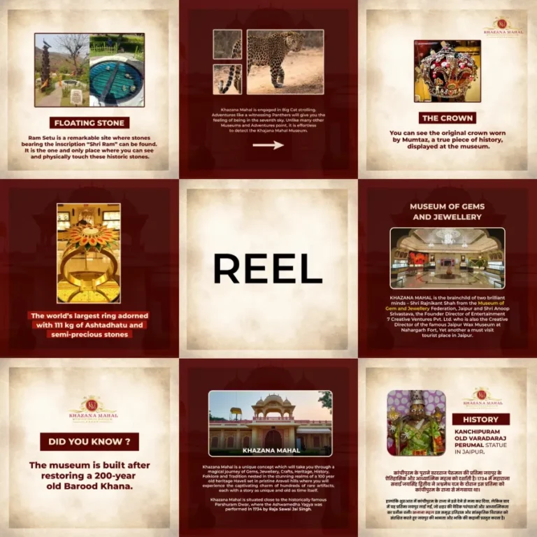Instagram feed planned and designed by DigiRoket for a heritage property